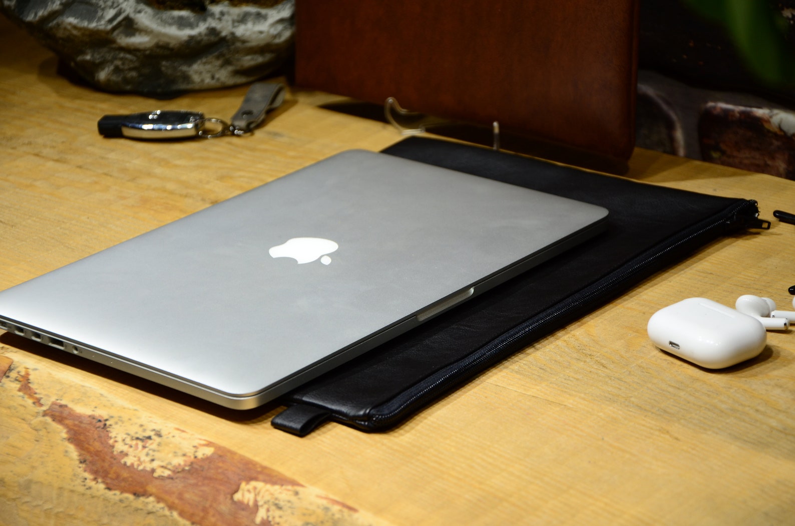 Vegan Leather Laptop Case Personalized Laptop Sleeve Macbook Etsy