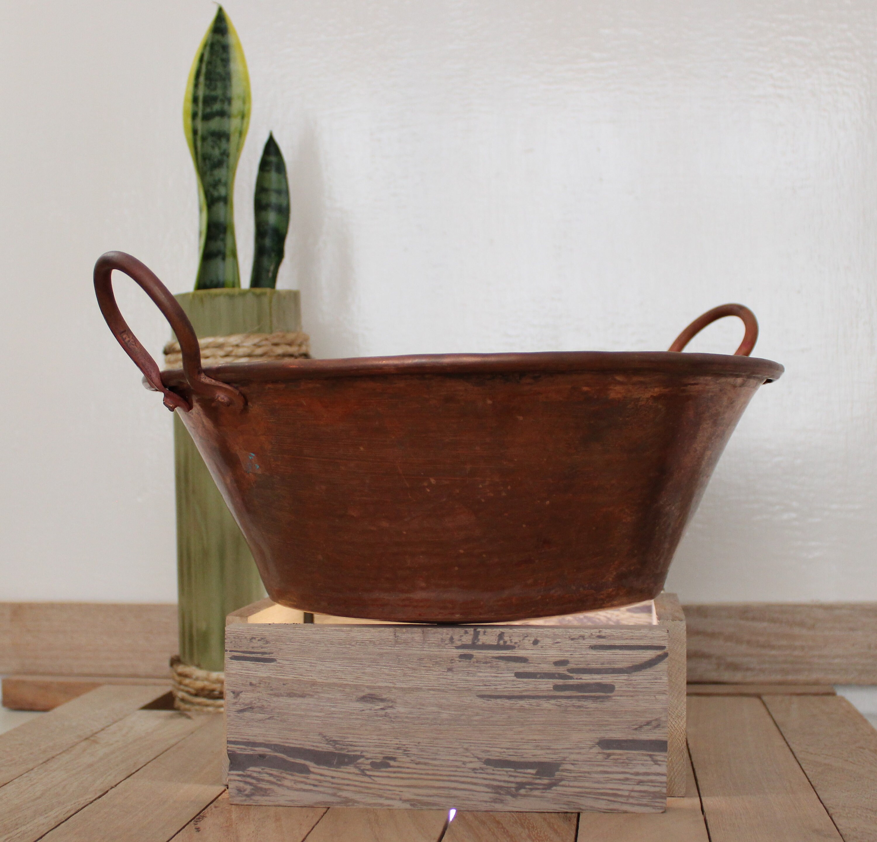 Copper Jam Pot Mexico Cobre Etsy Canada