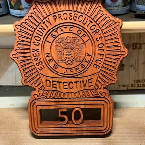 New Jersey Prosecutor Det Badge, Logo, Seal, Custom, Vector, Law ...