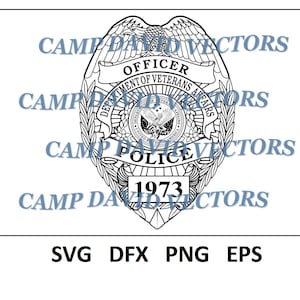 Department of Veteran Affairs Badge, Logo, Custom, Vector, Law Enforcement SVG, DXF, png, eps Digital for CNC, Laser Carving and Engraving