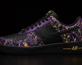 Custom Splatter Sneakers | Hand Painted Air Force Style Shoes