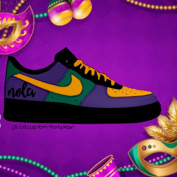 mardi gras shoes diy