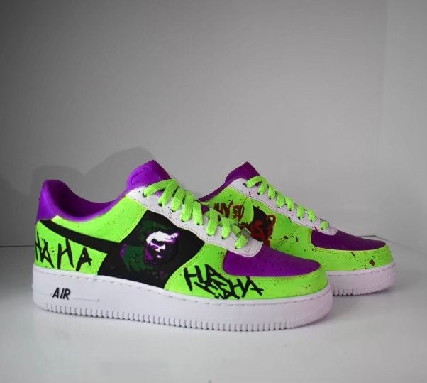 Custom Air Force 1 Joker Halloween Shoes