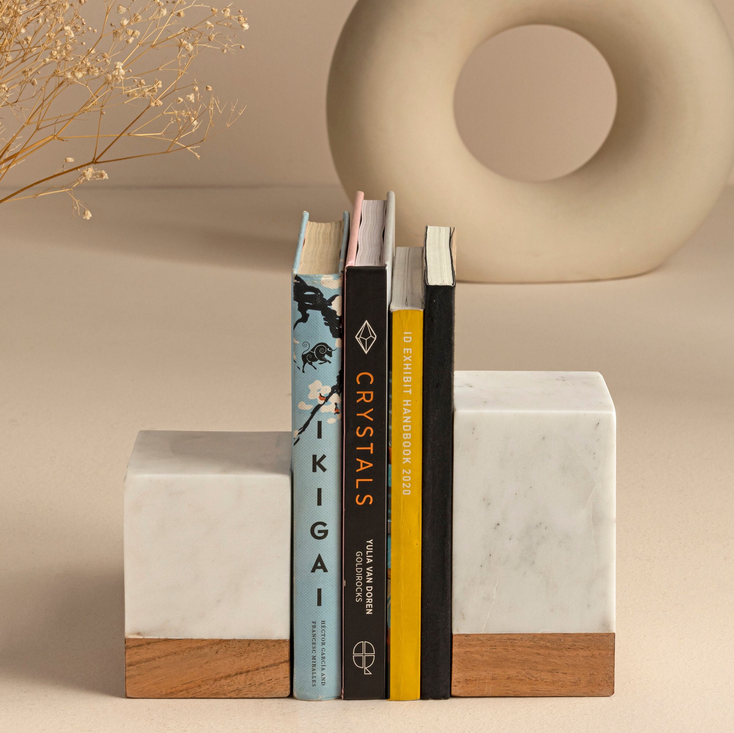 Marble Bookends Bookends Bookends Set of 2 Etsy