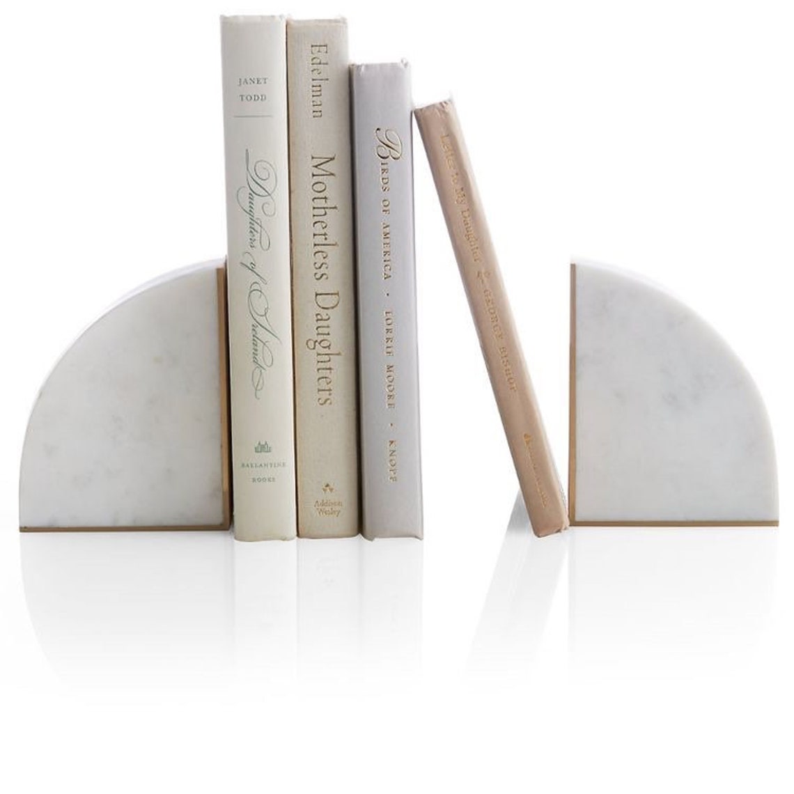 Marble Bookends Bookend Bookends White Bookend Single/set Etsy UK