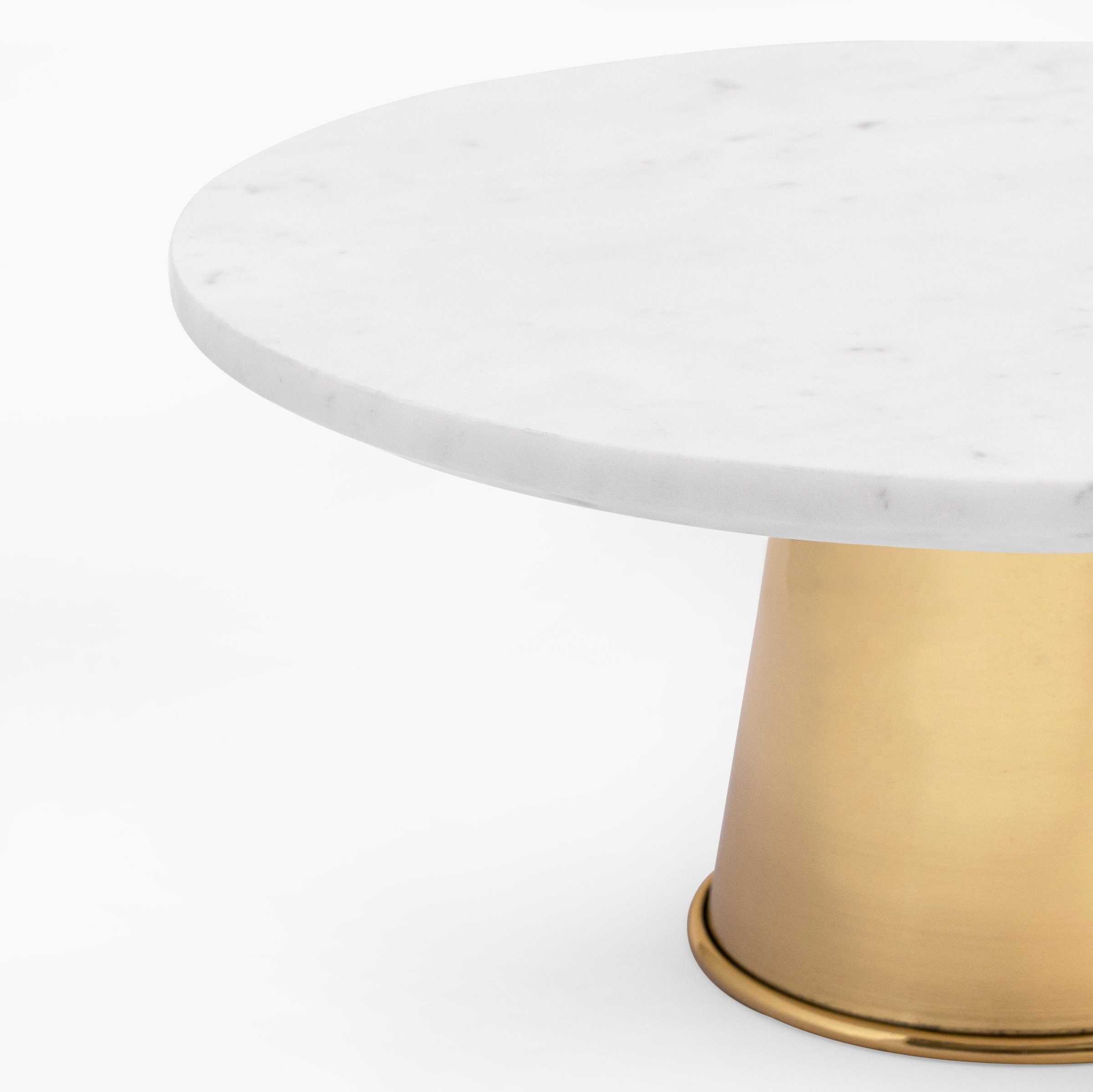 Marble Brass Cake Stand With Knife Server Set Wedding Cake - Etsy