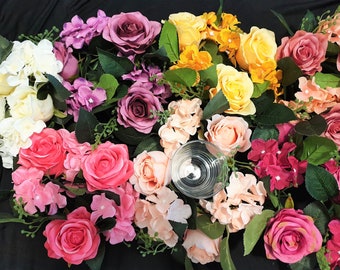 Floral Candle Wreaths / Rings, Decorative Mini Wreath for Floral Arrangement