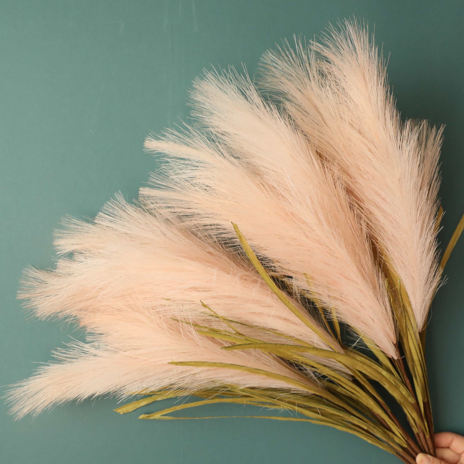 Large Ornamental Artificial Pampas Grass / Reed Grass Stem Etsy