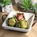 Vivid Artificial Artichoke, Faux Vegetables / Fruit, Table Centerpiece, Green / Brown, Housewarming, Gift Set, Kitchen / Home Decor 