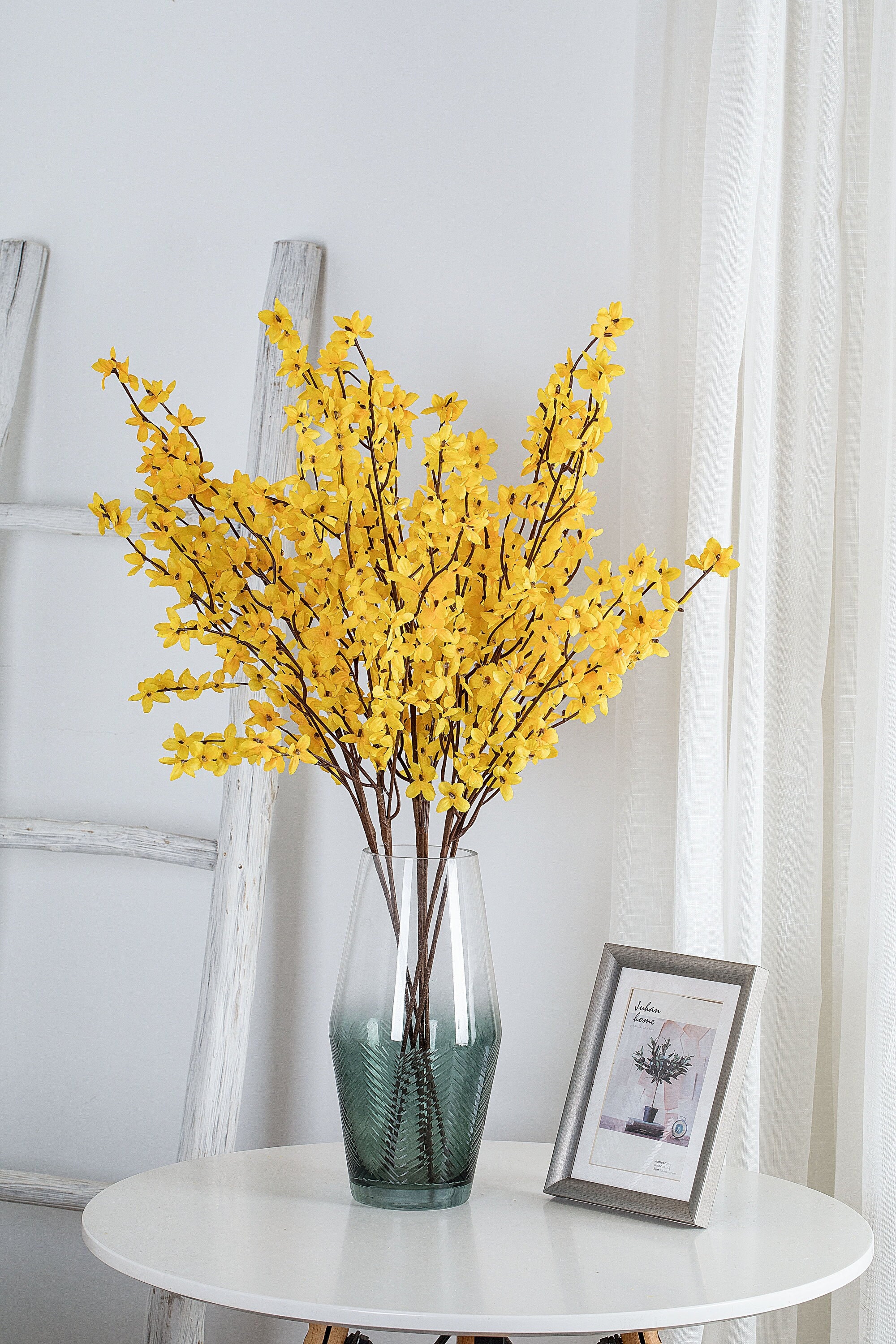 Jasmine flowers - Long stem vase flowers - Fake flower stems