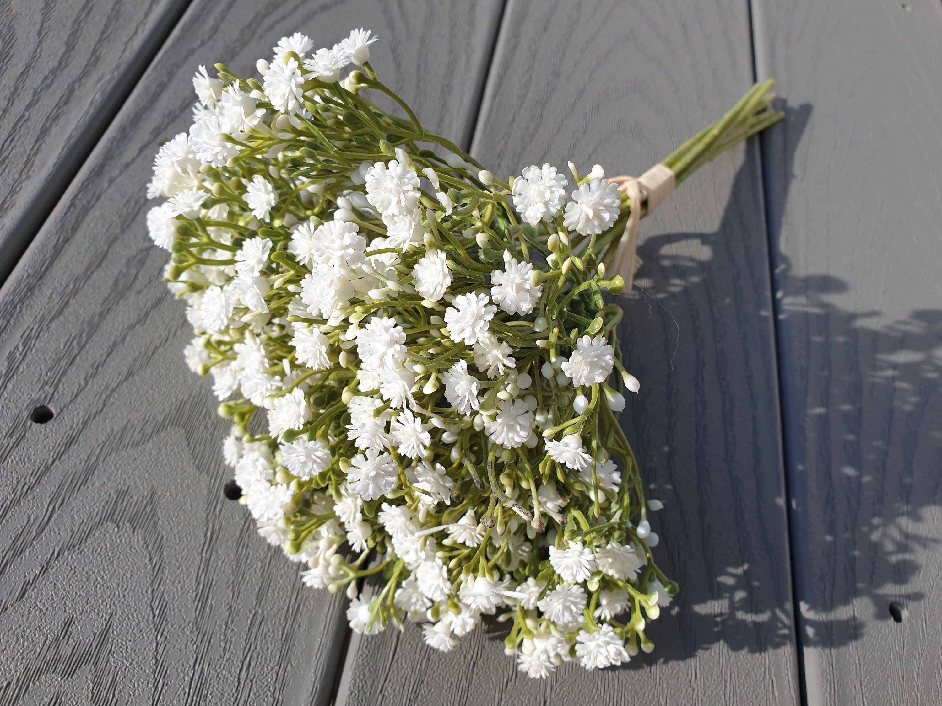 Mainstays 12 inch Artificial Baby's Breath Flower Pick, White Color. Indoor  Use. - Yahoo Shopping