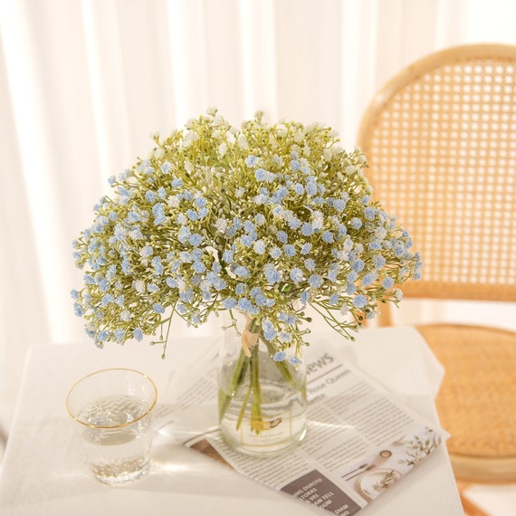 Lovely Faux Baby's Breath Bundle 12'' Tall, White / Pink / Blue Artificial  Baby Breath, Small Flower Bouquet, Wedding / Home Decoration -  Denmark