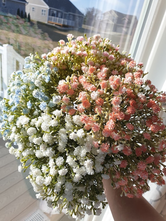 Baby Breath Bush, Baby breath flowers, Artificial flowers