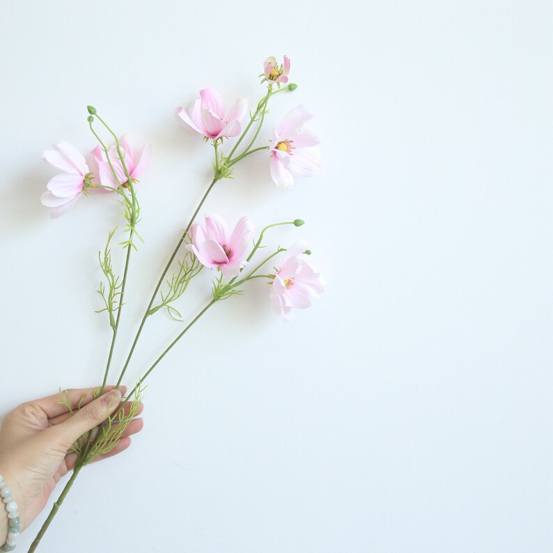 Silk Cosmos Flower 23'' Tall Artificial Spring Etsy