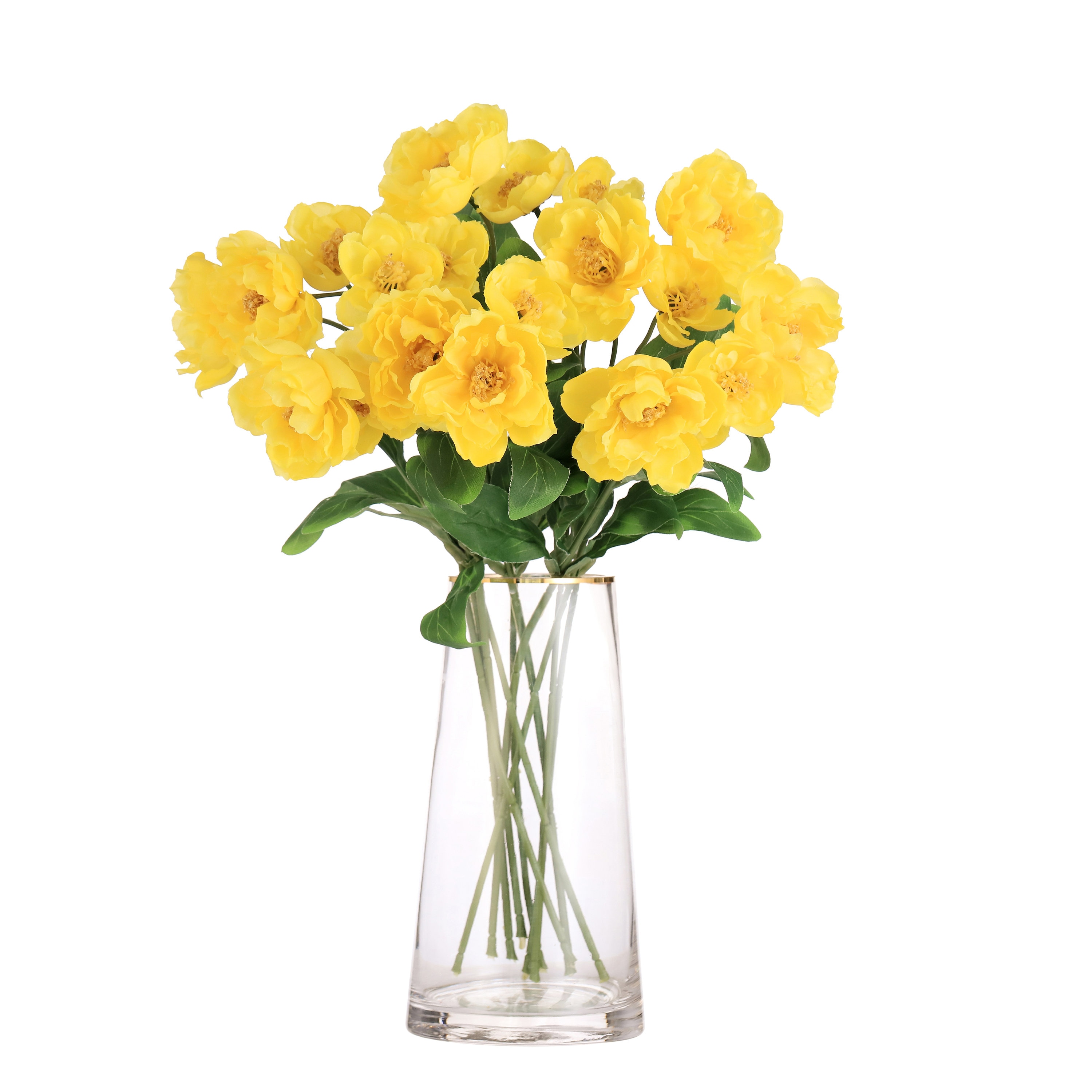 Bright Flower Bouquet 22'' Tall Faux Poppy Flower Etsy