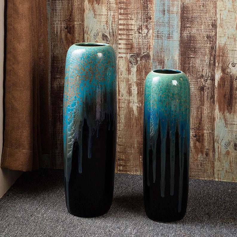 Large Luxury Ceramic Floor Vase 20'' / 24'' / Etsy