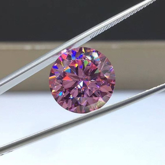Pink moissanite loose stones discount