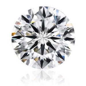 Loose Round Moissanite D FL, 0.5-10ct Colorless Round Cut with Certificate