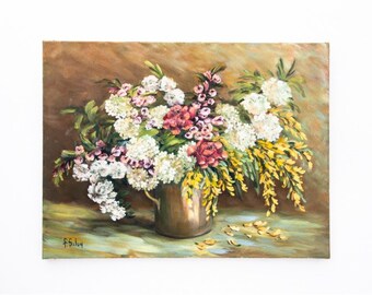 Peinture « Fleurs dans un vase ».