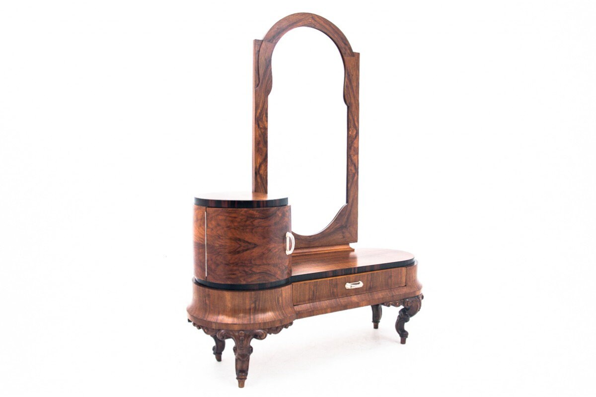 Vanity table - Art Deco tremo mirror, Italy, 1920s.