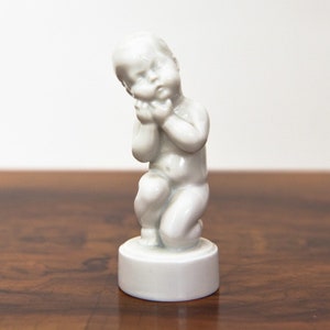 Vintage Porcelain Boy Figurine from Bing & Grondahl