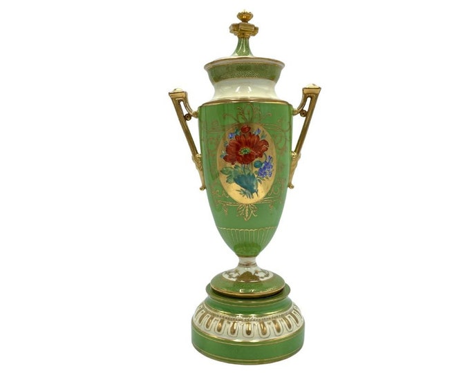 Vintage Koi Fish Blue White Porcelain Vase Hand Painted Chinese Vase