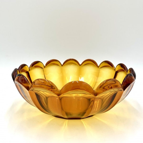 Honey glass bowl, Poland, 1960s