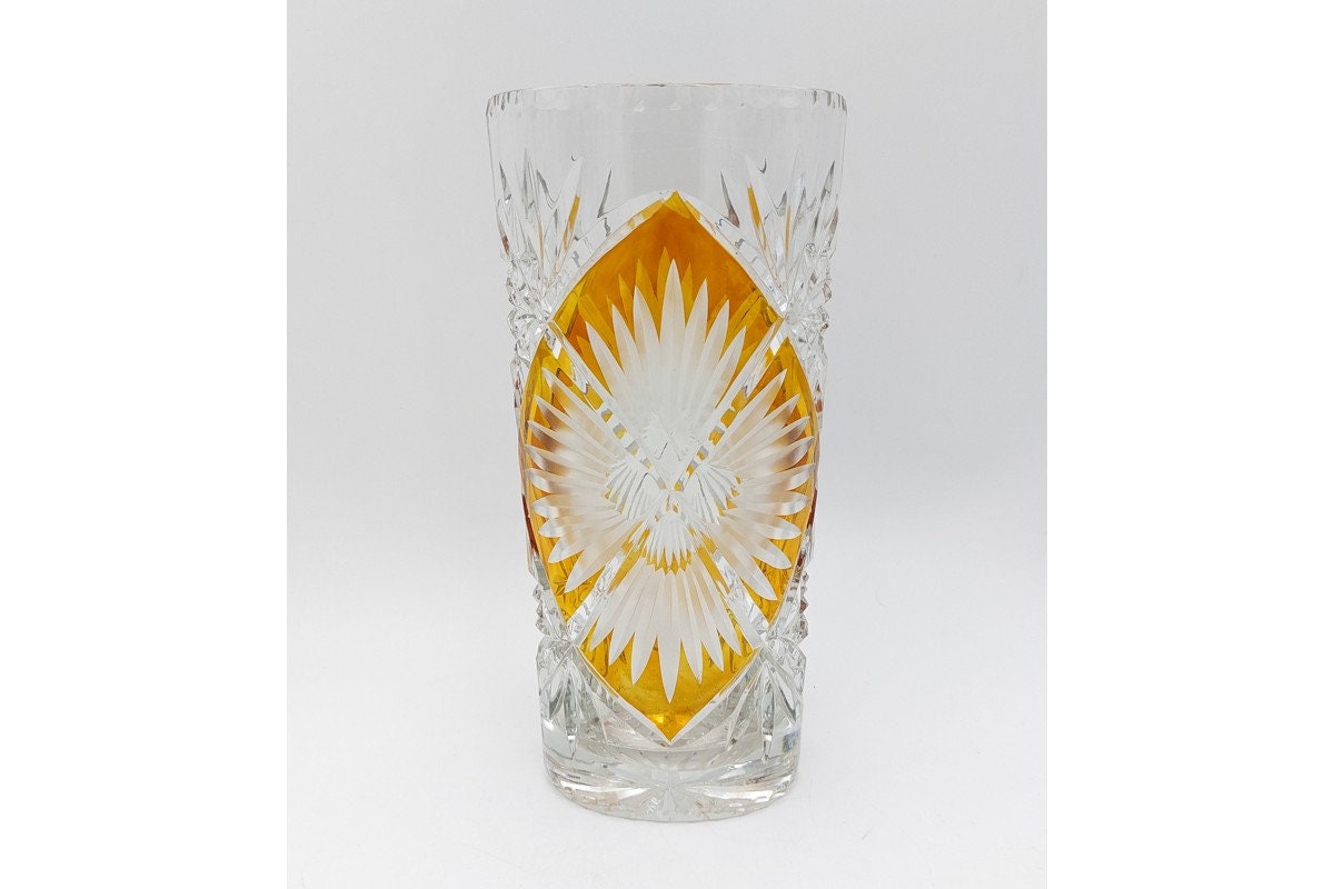 Julia Crystal Poland Vase - Etsy