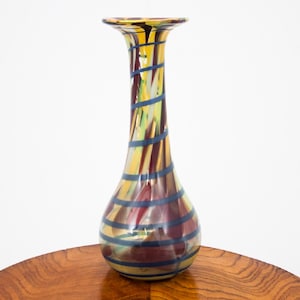 Colorful vase, Poland, 1960s