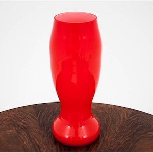 Glass Vase, Poland, 1970s