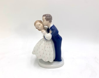 Figurine en porcelaine d'un couple, Bing & Grondahl, Danemark