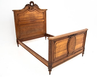 Antique bed frame, France, circa 1910.