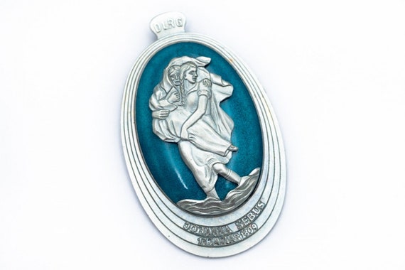 Silver pendant with patron saint Johanna Sebus. V… - image 4