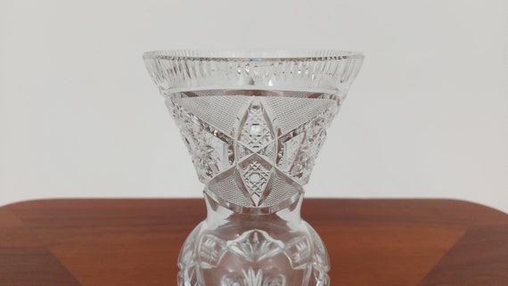 クリスタルの花瓶、ポーランド、1960年代 - Etsy 日本