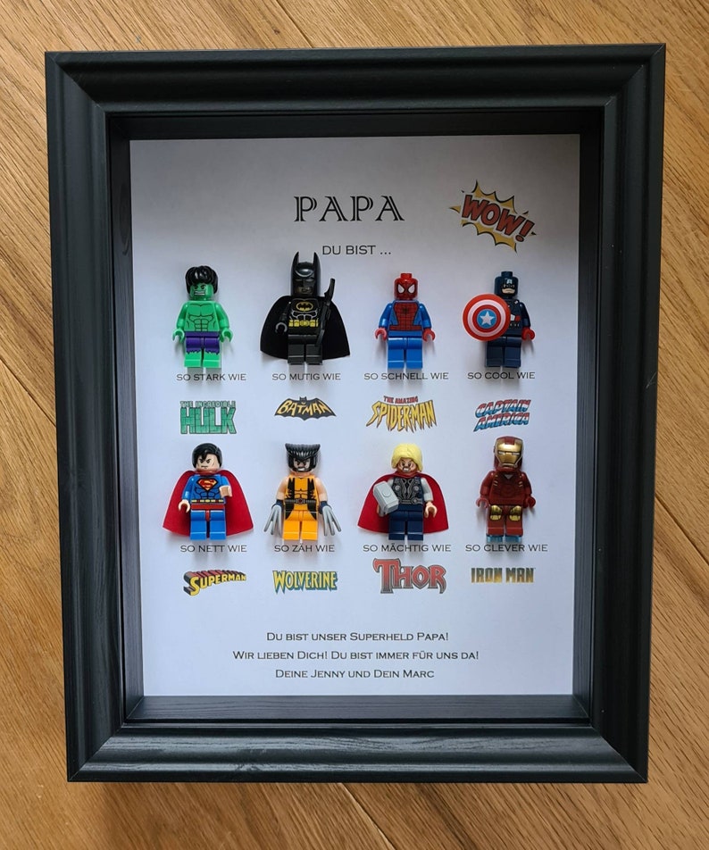 Gifts For Dad Birthday Gift Avengers Superhero Fathers Day Gift Card Father Dads