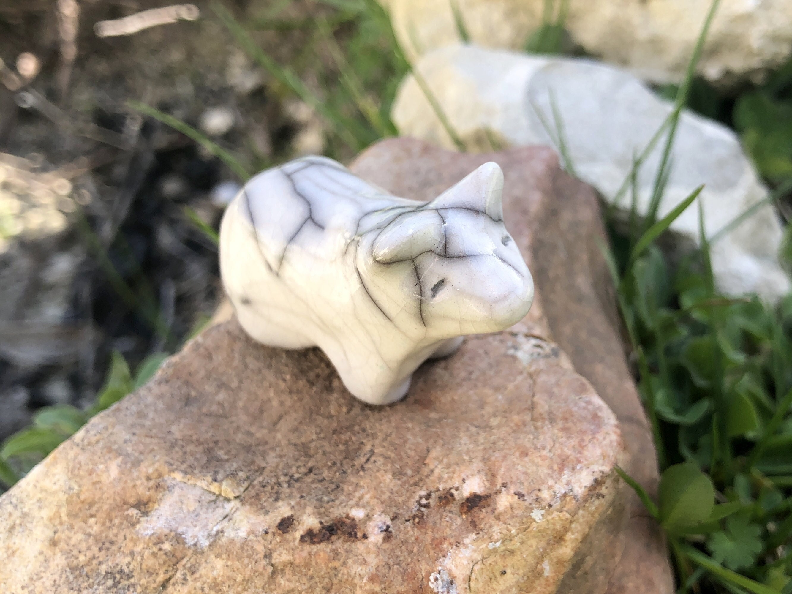 Sculpture Raku d'ours Blanc | Chamanisme, Païenne Guide Animal, Ours Polaire, Guérison, Guidage, Con