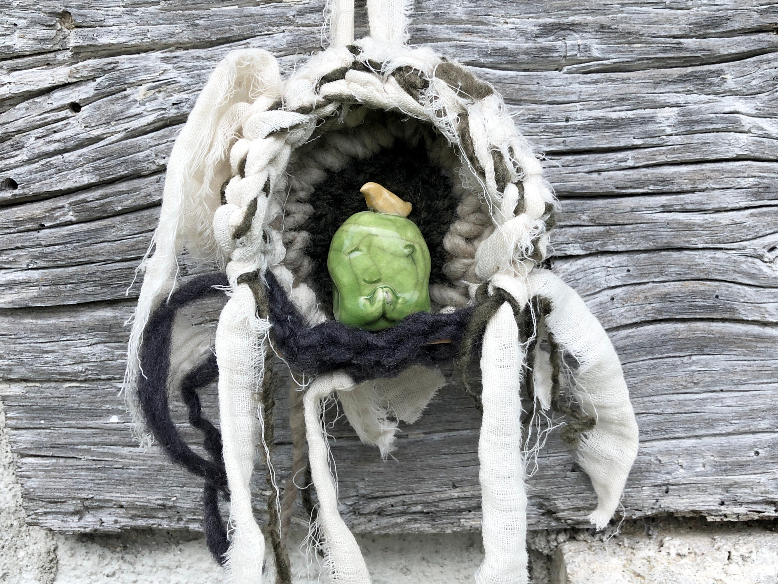 Sanctuaire Suspendu Uniquement Pour Jizo, Bouddha, Renard Kitsune, Esprit Kami | Chamanisme Shintoïs