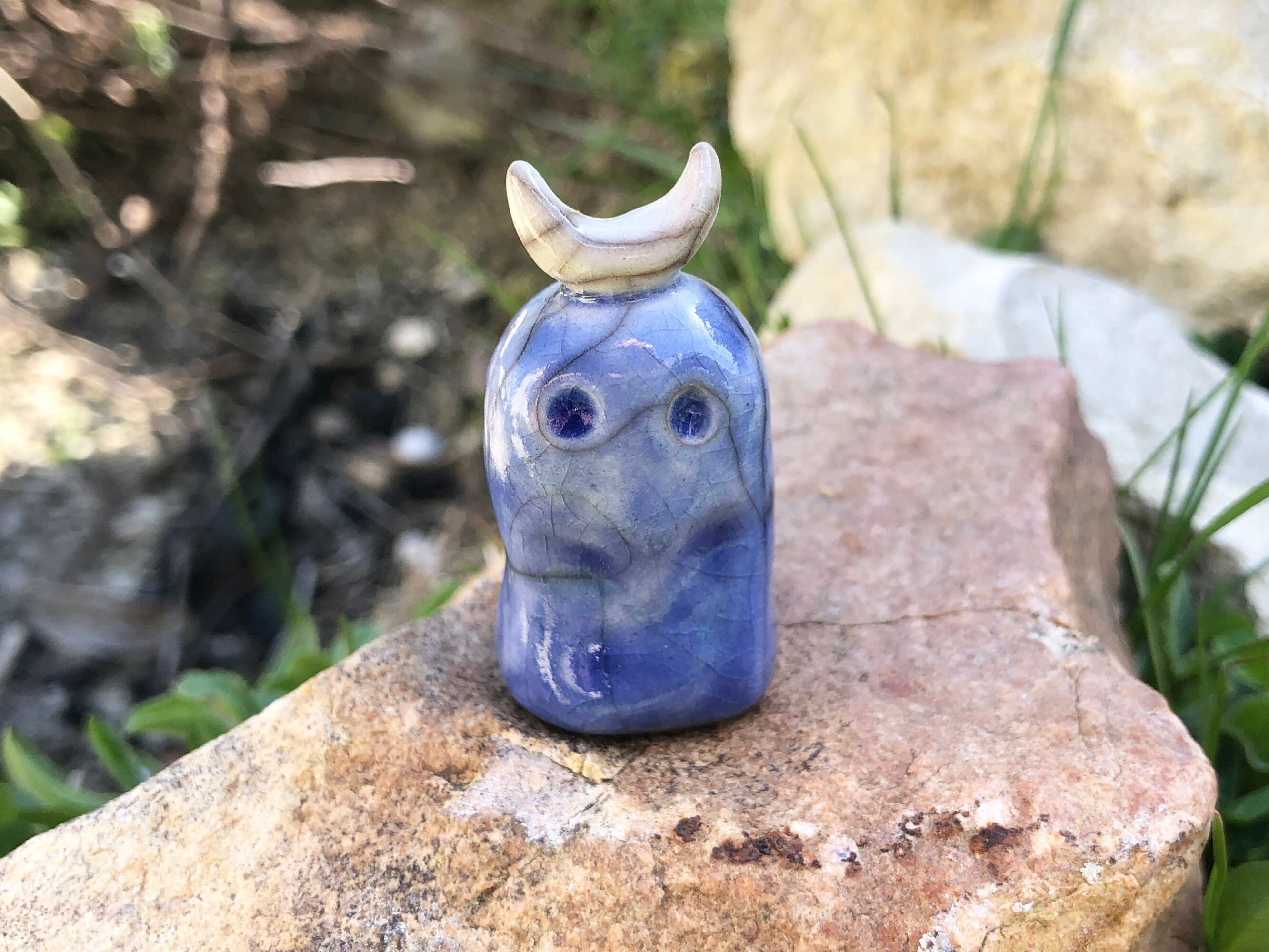 Esprit de Lune Montagne Sauvage Forêt d'hiver Kodama | Bouddhiste, Shinto, Chamanisme, Sculpture Rak