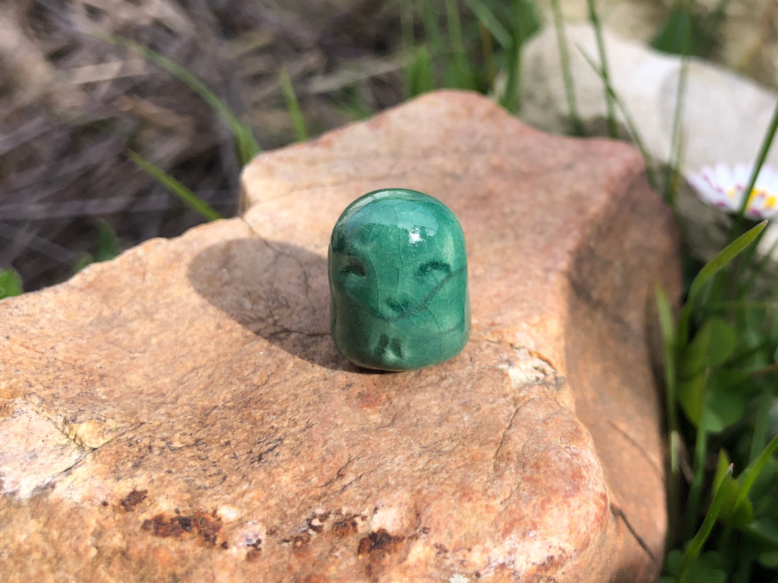 Petit Ami de La Forêt Raku Jizo | Talisman Joie Bouddha Sculpture Shintoïste et Bouddhiste Bonheur,