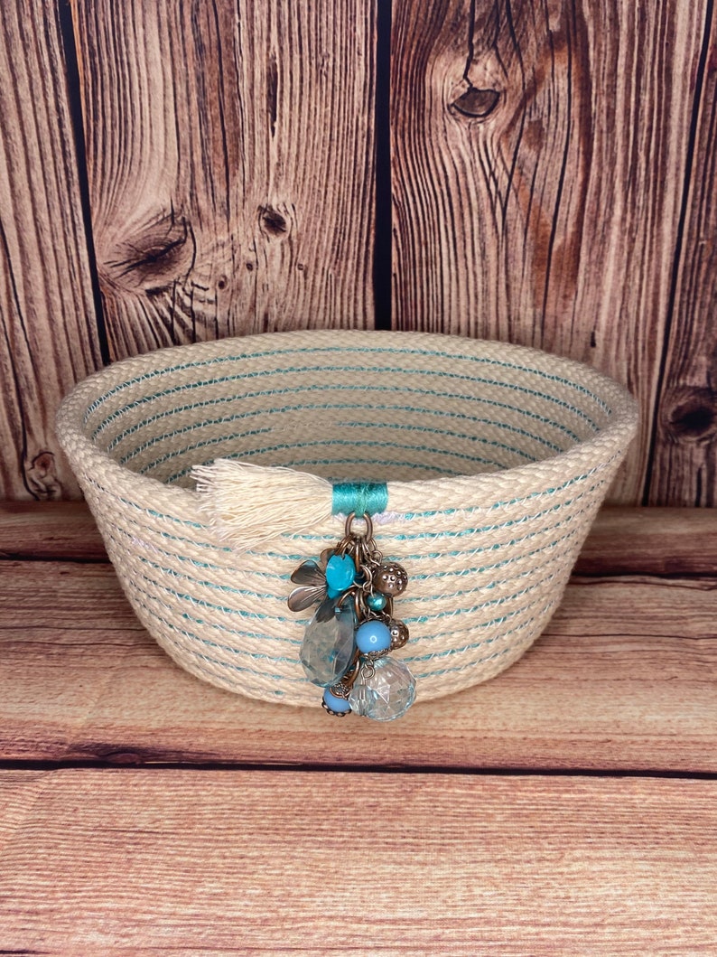 Embroidery thread rope bowls Etsy