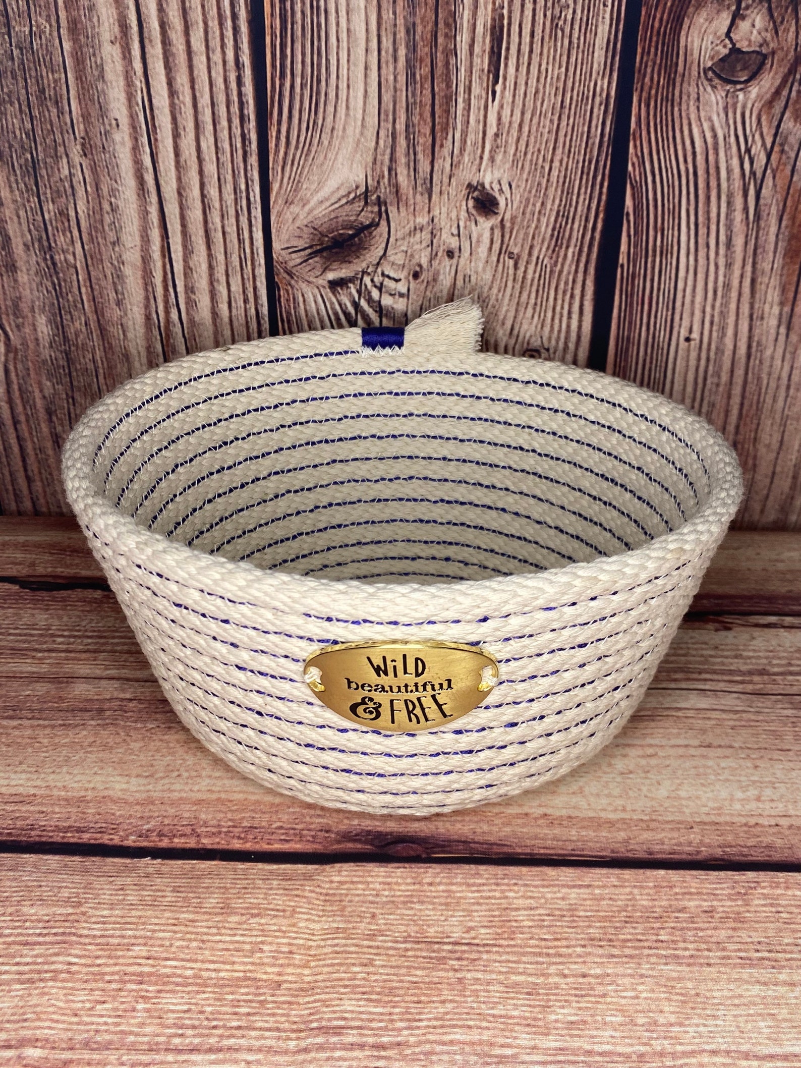 Embroidery thread rope bowls Etsy