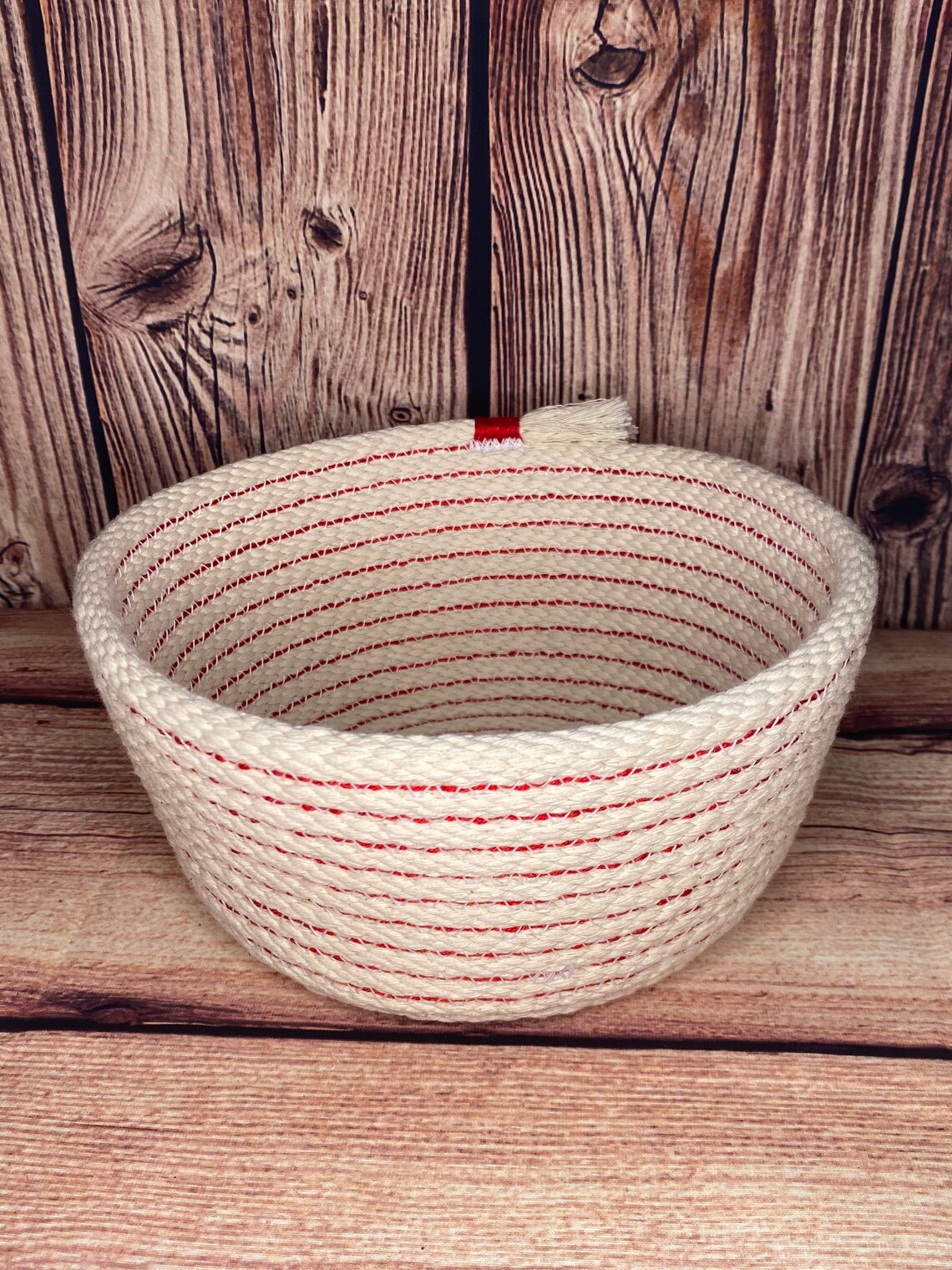 Embroidery thread rope bowls Etsy