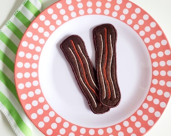 Felt Bacon pair - Pretend Play