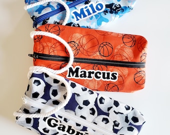 Hockey, Sports & Music-Personalized Pencil Case