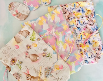 Easter Bunny drawstring Gift Bags