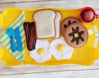 Felt Toast / Bread - single slice - Pretend Play
