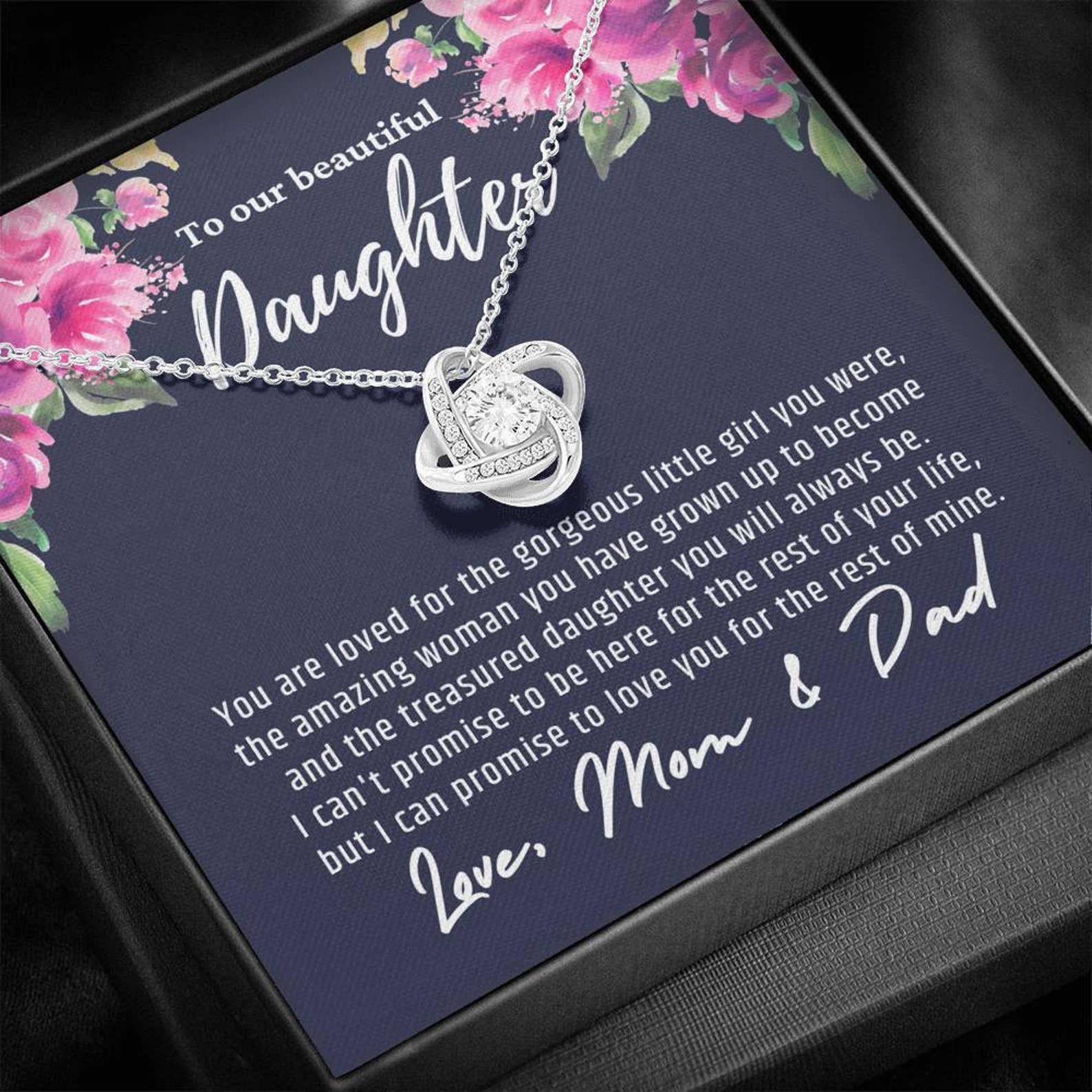 Adult Daughter Gift from Mom & Dad to Daughter Necklace Etsy