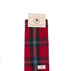 Tartan Scarf MACLAINE OF LOCHBUIE modern Clan Scarf Black Scarf Plain Patterned Tartan Scarf Winter Scarves
