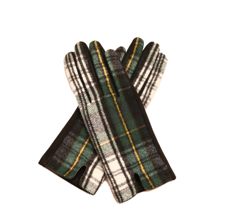 Ladies Tartan Gloves Clan Gloves Winter Gloves Plaid Tartan Gloves Gift for Her CAMPBELL DRESS MOD
