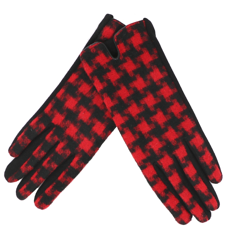 Buffalo Plaid gloves and Houndstooth Gloves Etsy